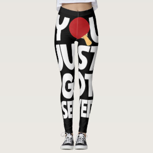 Leggings Mesa Tenis masculinos mariposa ping pong