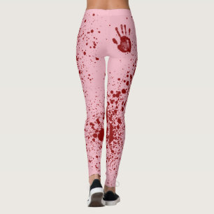 Leggings Mess sangriento en rosa