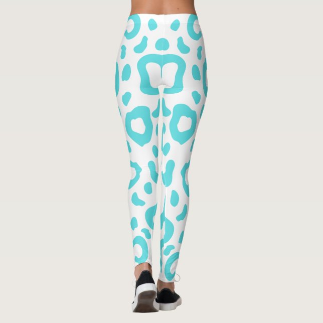 Leggings metal blue sparkle (Reverso)
