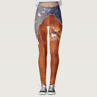Leggings Metalizado rústico: Textura de hierro vintage.