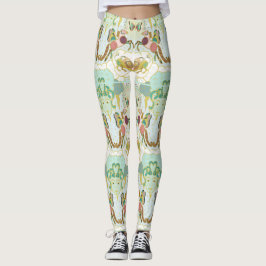 Leggings Metamorfosis mitológica de Pegaso con Medusa y Qui