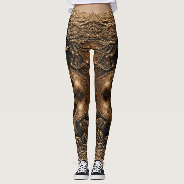 Leggings “Metamorphosis of Light” – A Surreal Portrait (Anverso)
