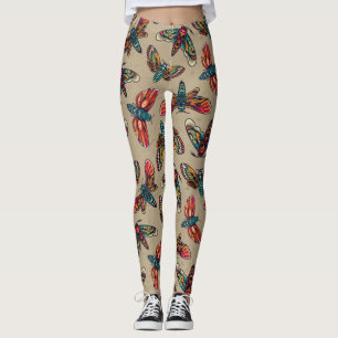 Leggings Metas de muerte coloridas