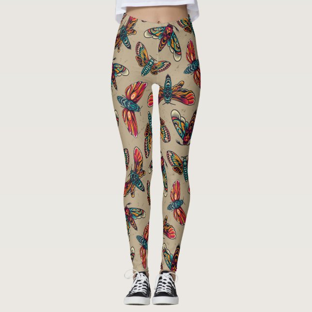 Leggings Metas de muerte coloridas (Anverso)