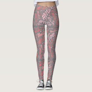 Leggings #MeToo Pants de yoga - Uso de gimnasio de Spandex