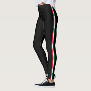 Leggings México: Bandera mexicana corta banda femenina