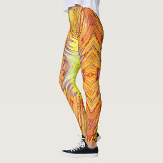 Leggings Mezcla cósmica de cítricos