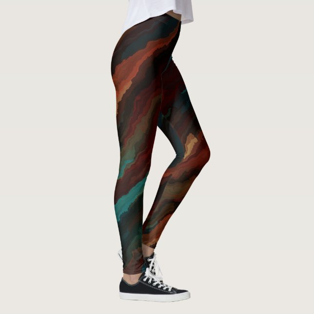 Leggings Mezcla de colores del suroeste (Derecha)