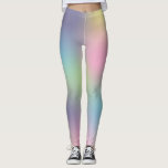 Leggings Mezcla de degradado Unicornio divertida en color 1<br><div class="desc">Leggings con un divertido diseño de mezcla de degradados de unicornio.

*Tenga en cuenta que la marca de agua Zazzle que aparece en la vista previa del zoom NO aparecerá en el producto impreso final.

© Rosewood y Citrus</div>