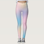 Leggings Mezcla de degradado Unicornio divertida en color 3<br><div class="desc">Leggings con un divertido diseño de mezcla de degradados de unicornio.

*Tenga en cuenta que la marca de agua Zazzle que aparece en la vista previa del zoom NO aparecerá en el producto impreso final.

© Rosewood y Citrus</div>