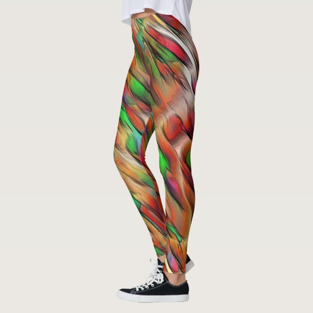 Leggings Mezcla de manchas opacas y cromadas (Izquierda)