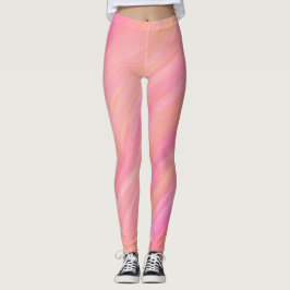 Leggings Mezcla rosa pastel pintada Leyendas