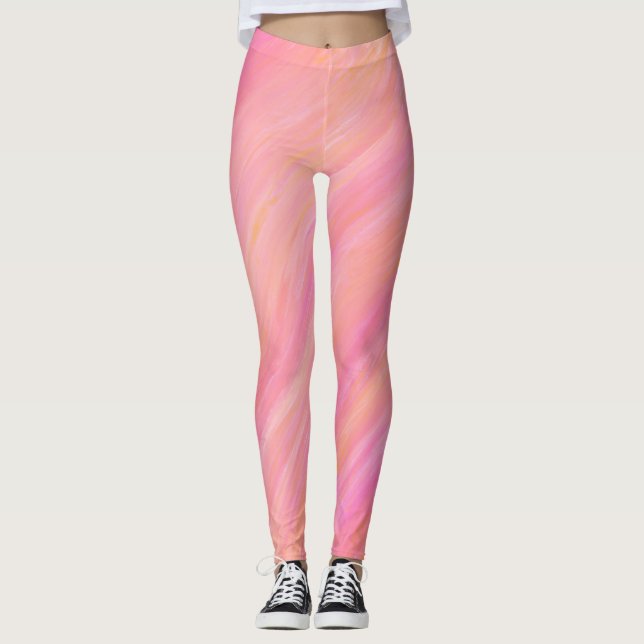 Leggings Mezcla rosa pastel pintada Leyendas (Anverso)