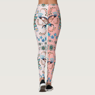 Leggings Mi Diseño de Blackjack Tribal Kokopelli