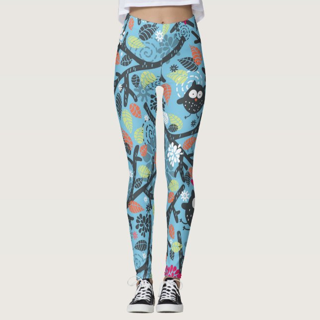 Leggings Mi loco mascota búho (Anverso)