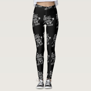 Leggings Mi Objetivo Es Negarle A Tu Juerguista De Fútbol