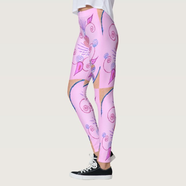 Leggings Mi pequeña Princesa: Inspiradora la vendora rosa d (Izquierda)