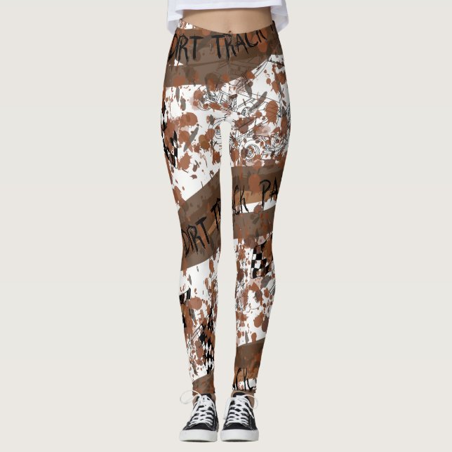 Leggings Mi pista de tierra jadea #1 (Anverso)