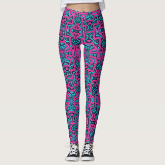 Leggings Miami Street vibra leggateos: Graffiti llamativo e