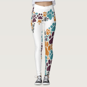 Leggings Michigan Paw imprime la imagen femenina