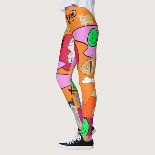 Leggings Mikitiez meow fiesta de verano (Izquierda)