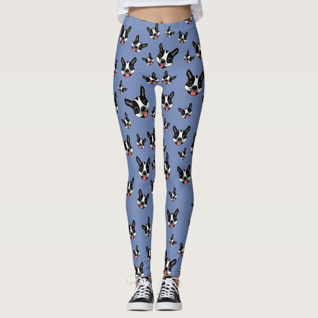 Leggings Milo la Boston Terrier (Anverso)
