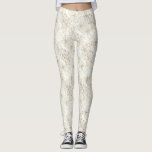 Leggings Minimal Botanical Line Art Pattern (1)<br><div class="desc">A delicate seamless floral pattern leggings featuring elegant line art illustrations of wildflowers,  leafy stems,  and tiny berry branches on a clean white background. This minimalist botanical design uses soft neutral tones and fine outlines to create a calm,  modern aesthetic.</div>