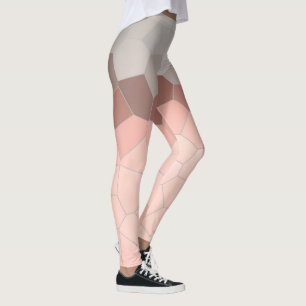 Leggings Minimalismo Resumen Arte Pálido Pastel Células Gri