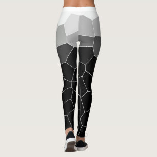 Leggings Minimalismo Resumen de las células blancas grises 