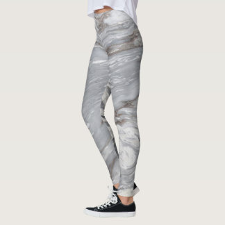 Leggings mínimo escandinavo moderno moda gris mármol blanco