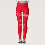 Leggings Mínimo simple dama de honor rosa agregar nombre añ<br><div class="desc">Diseño</div>
