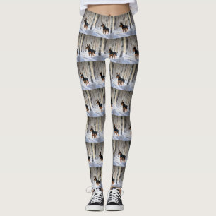 Leggings Ministra Pinscher deja que nieva a Navidades