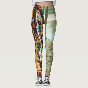 Leggings Minnehaha - Nativo Estadounidense Hiawatha 1904