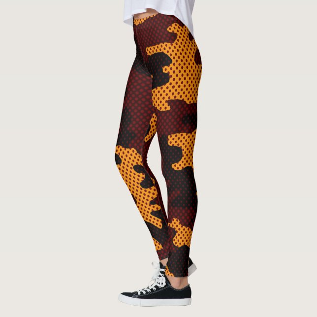 Leggings Minnesota Maroon & Gold Gopher Camo Printed (Izquierda)