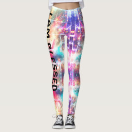 Leggings misterio espiritual "Soy verde bendecido"