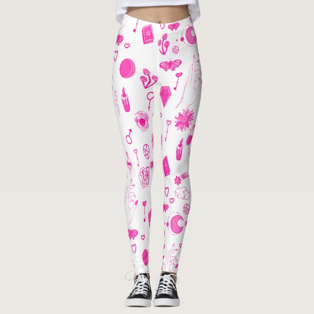 Leggings místico mágico rosa (Anverso)