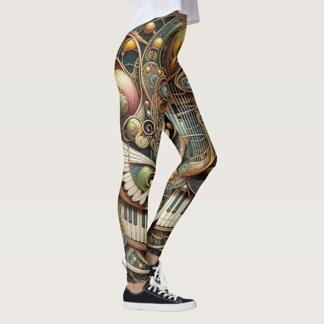 Leggings Mixolydian 3 Piernas (Derecha)