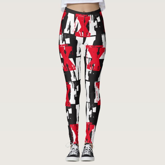 Leggings MixxedFit® inspiró la frecuencia intermedia (Anverso)