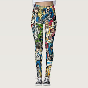 Leggings Moda animada: Leyendas a la moda estilo manga