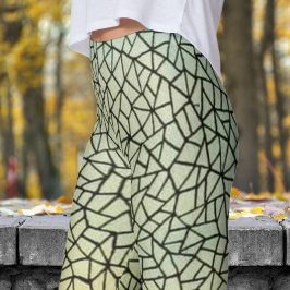 Leggings Moda Audaz Estilo Cubismo
