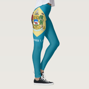 Leggings Moda De Bandera De Estado De Delaware De Guay