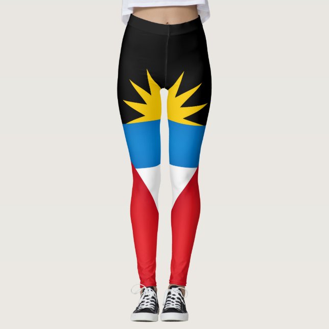 Leggings Moda De Bandera De Guay Antigua Y Barbuda (Anverso)