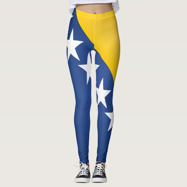 Leggings Moda De Bandera De Guay Bosnia Y Herzegovina (Anverso)