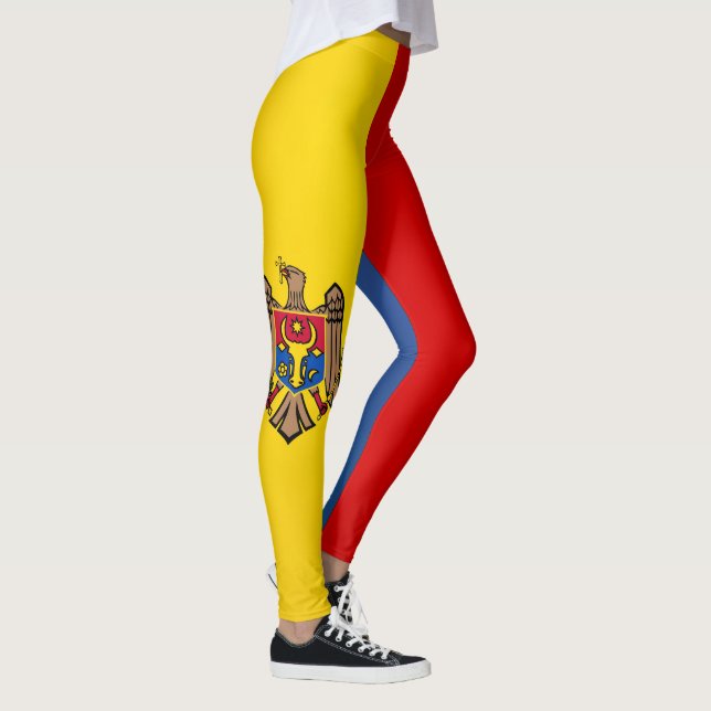 Leggings Moda de bandera de Guay Moldavia (Derecha)