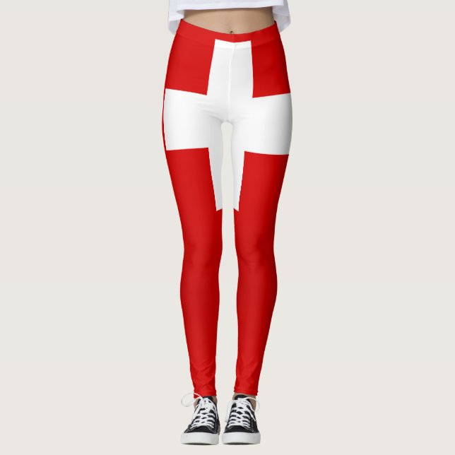 Leggings Moda de bandera de Guay Suiza (Anverso)