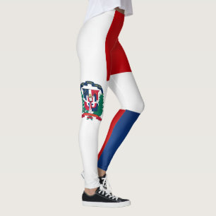 Leggings Moda de bandera de la República Dominicana de Guay