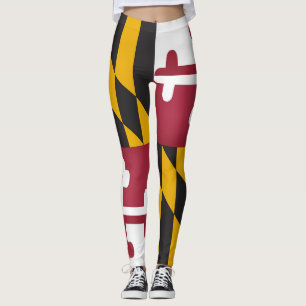 Leggings Moda De Bandera Del Estado De Maryland De Guay