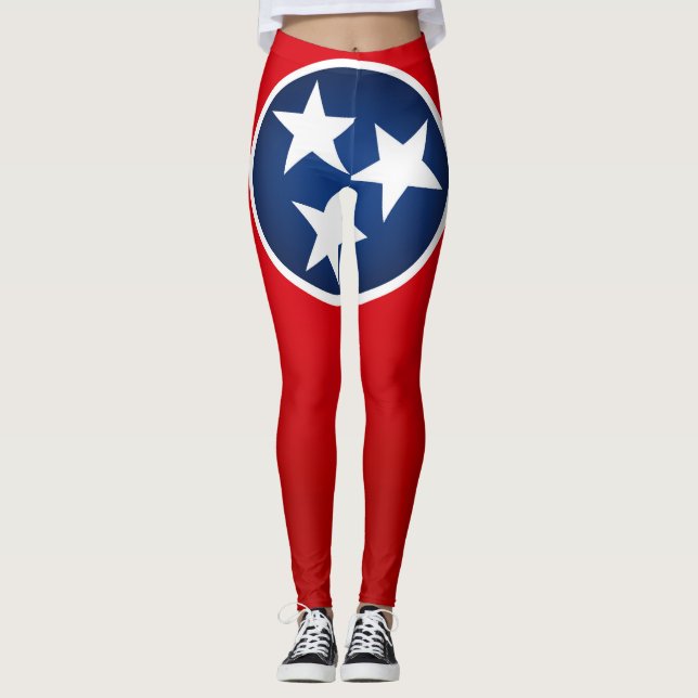 Leggings Moda De Bandera Del Estado De Tennessee De Guay (Anverso)