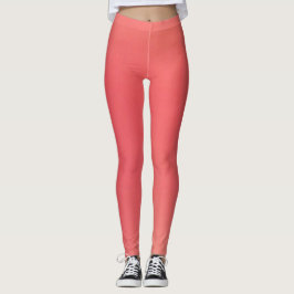 Leggings Moda de coral rosa