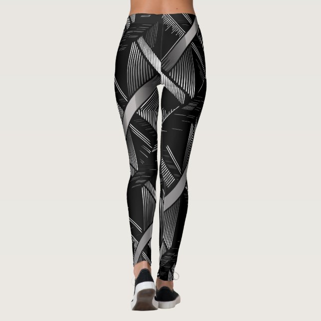 Leggings Moda de fibra de carbono (Reverso)